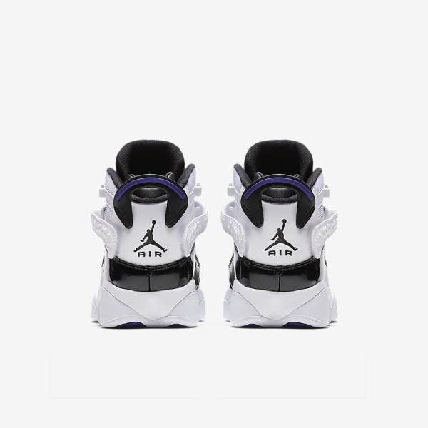 Zapatillas Nike Jordan 6 Rings Older Niños Blancas Negras | NK547RID