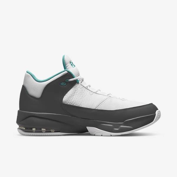 Zapatillas Nike Jordan Max Aura 3 Hombre Blancas Gris Turquesa | NK584KMC