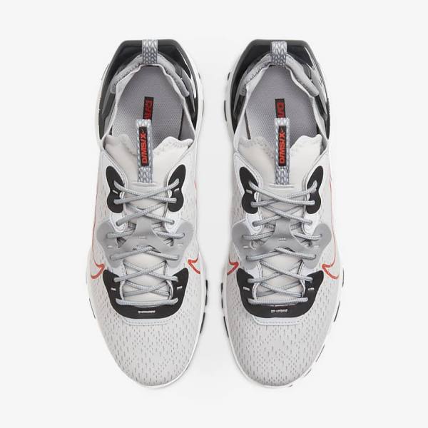 Zapatillas Nike React Vision Hombre Gris Gris Claro Naranjas | NK860YRL