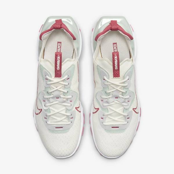 Zapatillas Nike React Vision Mujer Plateadas Rosas | NK870WAQ