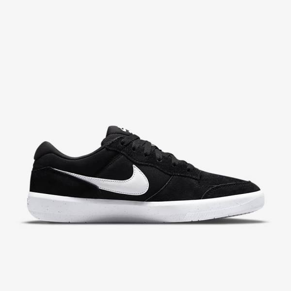 Zapatillas Nike SB Force 58 Mujer Negras Blancas | NK568RPQ