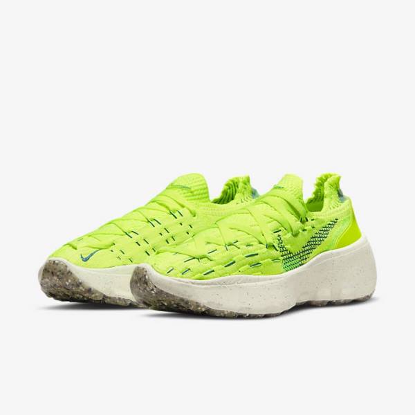 Zapatillas Nike Space Hippie 04 Mujer Limón Claro Verde Turquesa | NK693WIU