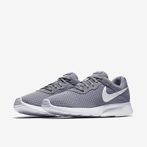 Zapatillas Nike Tanjun Hombre Gris Blancas | NK320MJH