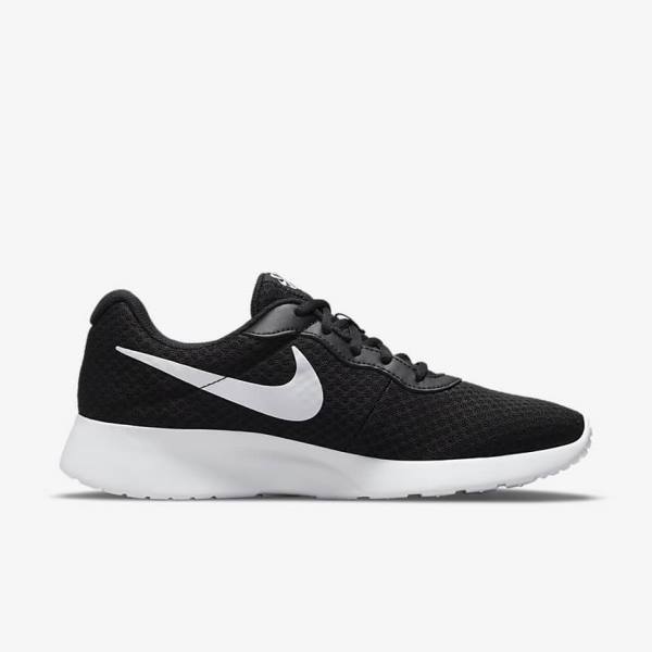 Zapatillas Nike Tanjun Mujer Negras Blancas | NK076IPC