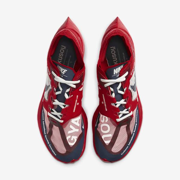 Zapatillas Nike ZoomX Vaporfly Next% x Gyakusou Mujer Rojas Azules | NK863CSW