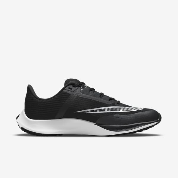 Zapatillas Running Nike Air Zoom Rival Fly 3 Carretera Carreras Hombre Negras Gris Oscuro Blancas | NK876VOH