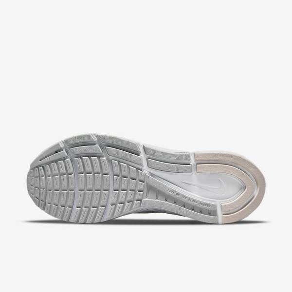 Zapatillas Running Nike Air Zoom Structure 24 Carretera Mujer Blancas Rosas Claro Gris Verde | NK108NRT