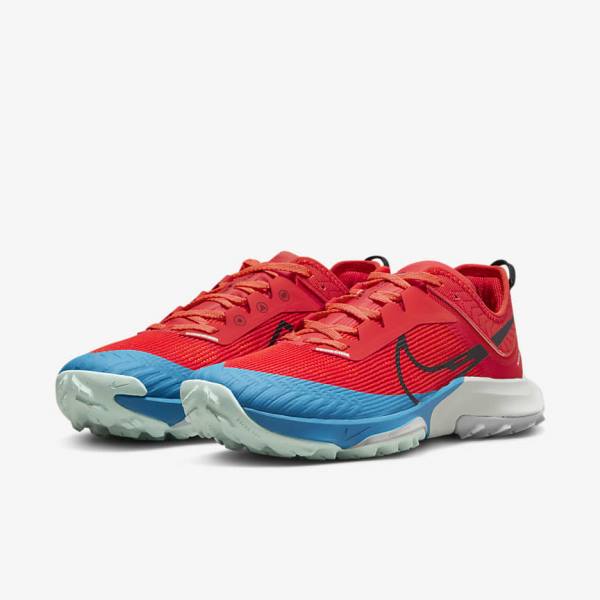 Zapatillas Running Nike Air Zoom Terra Kiger 8 Trail Hombre Rojas Naranjas Azules Negras | NK127FAN