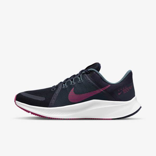 Zapatillas Running Nike Quest 4 Carretera Mujer Azules Gris Verde Blancas Rosas | NK381ZDH