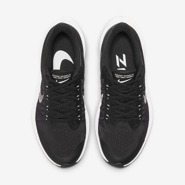 Zapatillas Running Nike Winflo 8 Carretera Mujer Negras Gris Oscuro Gris Claro Blancas | NK296CQR