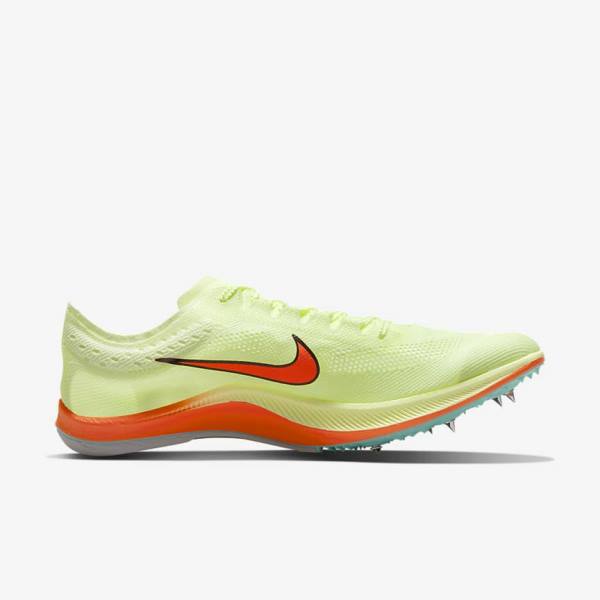 Zapatillas Running Nike ZoomX Dragonfly Athletics Distance Spikes Hombre Turquesa Negras Naranjas | NK074XLT