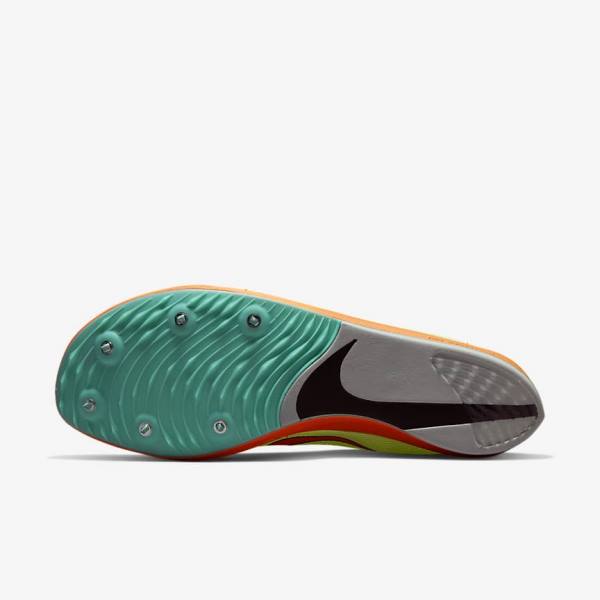 Zapatillas Running Nike ZoomX Dragonfly Athletics Distance Spikes Mujer Turquesa Negras Naranjas | NK892NSL