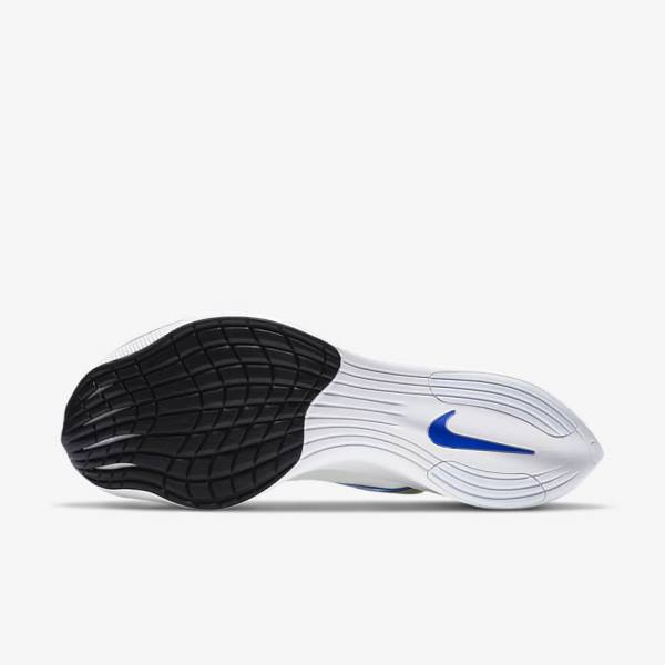 Zapatillas Running Nike ZoomX Vaporfly NEXT% Carretera Carreras Mujer Blancas Negras Azules | NK294JKO