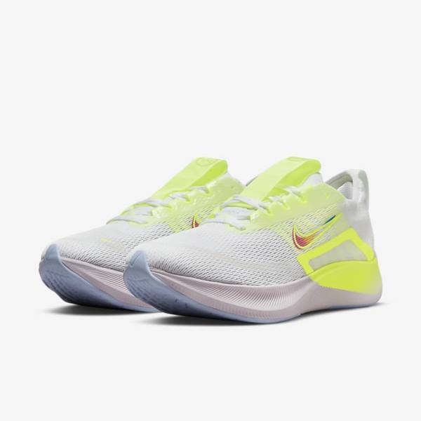 Zapatillas Running Nike Zoom Fly 4 Premium Carretera Mujer Negras Gris Oscuro Blancas | NK429DMX