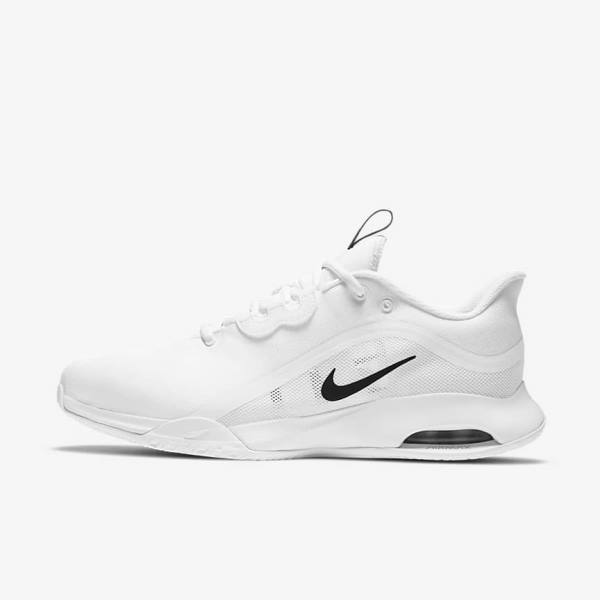 Zapatillas Tenis Nike NikeCourt Air Max Volley Hard Court Hombre Blancas Negras | NK348RVI