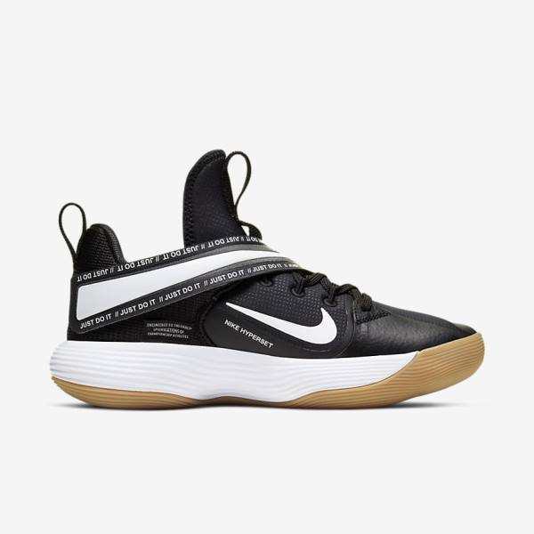 Zapatillas Training Nike React HyperSet Indoor Court Hombre Negras Marrones Claro Blancas | NK185VKC