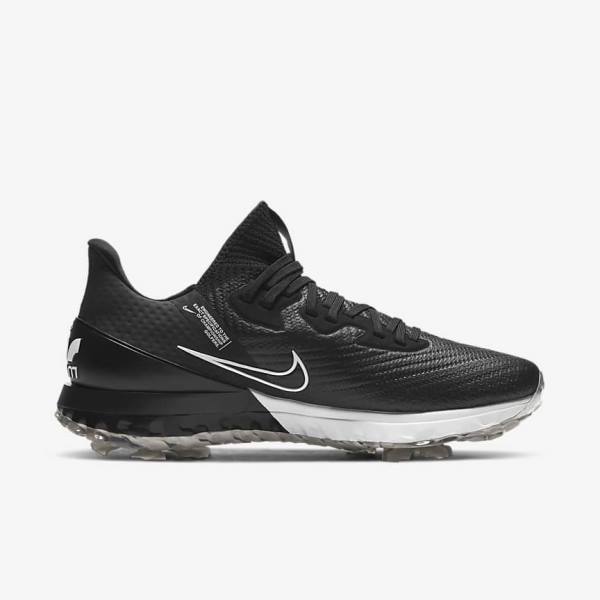 Zapatos De Golf Nike Air Zoom Infinity Tour Hombre Negras Blancas | NK394NKB