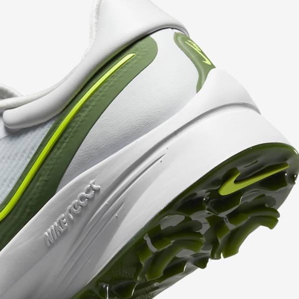 Zapatos De Golf Nike Air Zoom Infinity Tour NEXT% Hombre Blancas Plateadas | NK514ZTU