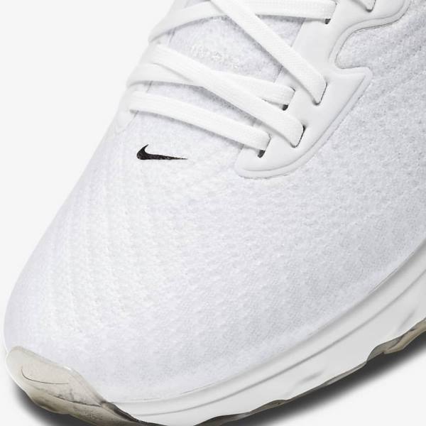 Zapatos De Golf Nike Air Zoom Infinity Tour Hombre Blancas Plateadas Negras | NK835HJB