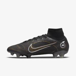 Botas de fútbol Nike Mercurial Superfly 8 Elite FG Firm-Grounds Mujer Negras Metal Plateadas Gris Metal Doradas | NK093HSE