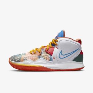 Zapatillas Baloncesto Nike Kyrie Infinity Mujer Blancas Rojas Doradas Azules Claro | NK796IKD