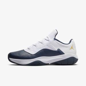 Zapatillas Jordan Nike Air Jordan 11 CMFT Low Hombre Blancas Azul Marino | NK436UCW