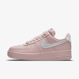 Zapatillas Nike Air Force 1 07 Mujer Rosas Metal Plateadas | NK948YHC