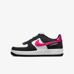 Zapatillas Nike Air Force 1 LV8 Older Niños Blancas Rosas | NK692DTN