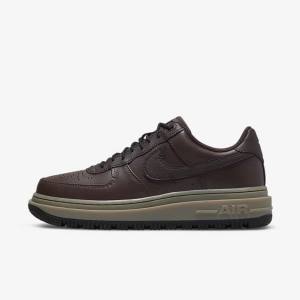 Zapatillas Nike Air Force 1 Luxe Hombre Marrones Negras Marrones Oscuro | NK098KQG