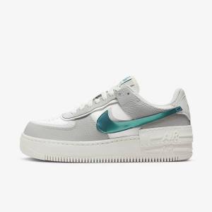 Zapatillas Nike Air Force 1 Shadow Mujer Blancas Gris Blancas | NK314HCT