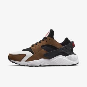 Zapatillas Nike Air Huarache LE Hombre Negras Blancas Rojas | NK372XSF