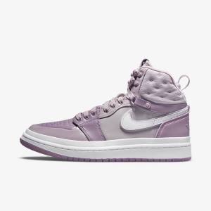 Zapatillas Nike Air Jordan 1 Acclimate Mujer Moradas Gris Blancas | NK376LRM