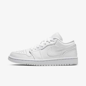 Zapatillas Nike Air Jordan 1 Low Mujer Blancas | NK014SIU