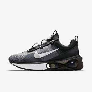 Zapatillas Nike Air Max 2021 Hombre Negras Gris Blancas | NK690YSC