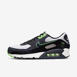 Zapatillas Nike Air Max 90 SE Hombre Negras Verde Blancas Obsidian | NK635DQH