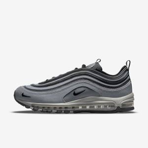 Zapatillas Nike Air Max 97 Hombre Gris Gris Oscuro Negras | NK804PUI