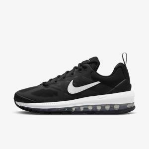 Zapatillas Nike Air Max Genome Hombre Negras Gris Oscuro Blancas | NK295RWQ