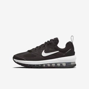 Zapatillas Nike Air Max Genome Older Niños Negras Gris Oscuro Blancas | NK463LQO