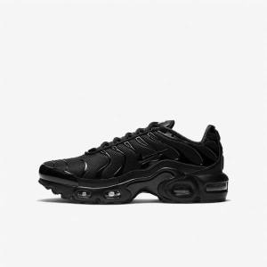 Zapatillas Nike Air Max Plus Older Niños Negras | NK419QBC