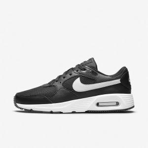 Zapatillas Nike Air Max SC Hombre Negras Blancas | NK814EWT