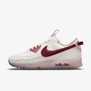 Zapatillas Nike Air Max Terrascape 90 Mujer Blancas Rosas Burdeos | NK826FVD