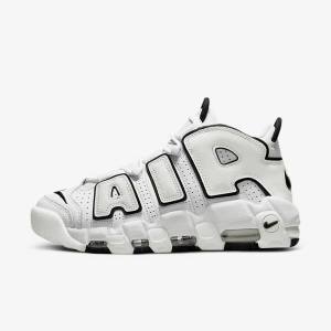 Zapatillas Nike Air More Uptempo Mujer Blancas Negras | NK726XYF