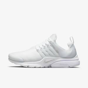 Zapatillas Nike Air Presto Hombre Blancas Plateadas | NK546OXE