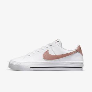 Zapatillas Nike Court Legacy Next Nature Mujer Blancas Naranjas Negras Rosas | NK641HDM