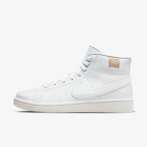 Zapatillas Nike Court Royale 2 Mid Mujer Blancas | NK978LYH