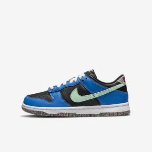 Zapatillas Nike Dunk Low SE Older Niños Negras Azules Claro Rosas Verde Menta | NK731EIR