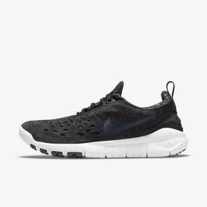 Zapatillas Nike Free Run Trail Hombre Negras Blancas Gris Oscuro | NK268TXE