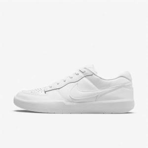 Zapatillas Nike SB Force 58 Premium Hombre Blancas | NK730JFV