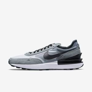 Zapatillas Nike Waffle One SE Hombre Gris Blancas Gris Negras | NK951ZCS