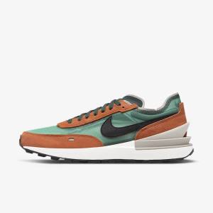 Zapatillas Nike Waffle One SE Hombre Verde Rojas Naranjas Negras | NK953GRE